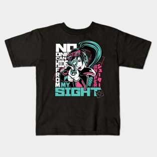 Anime Sniper Girl Kids T-Shirt